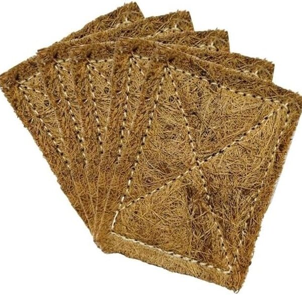 Natural Coconut Coir Scrubber for Kitchen